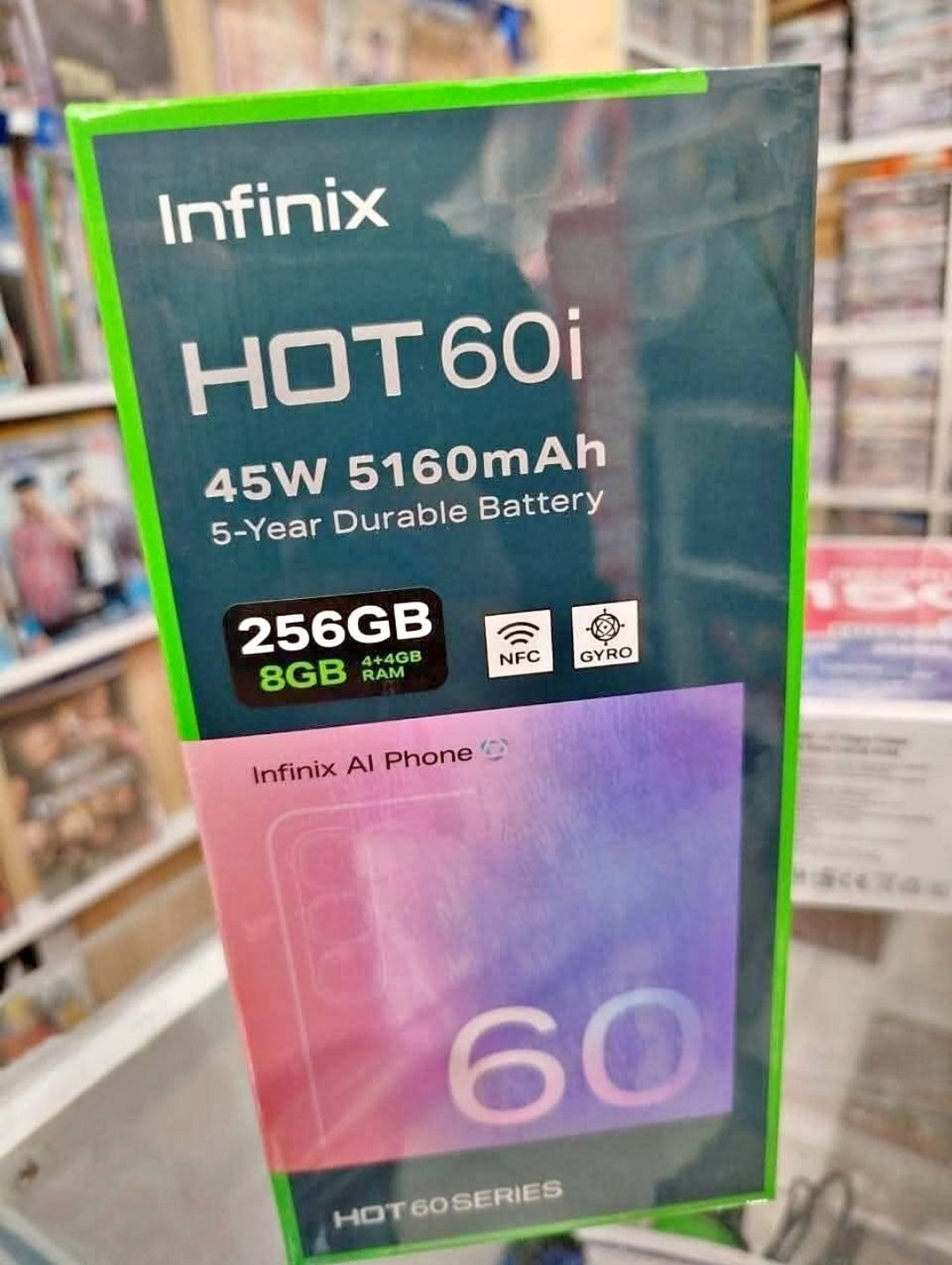 Infinix Hot 60i 256gb 8ram
