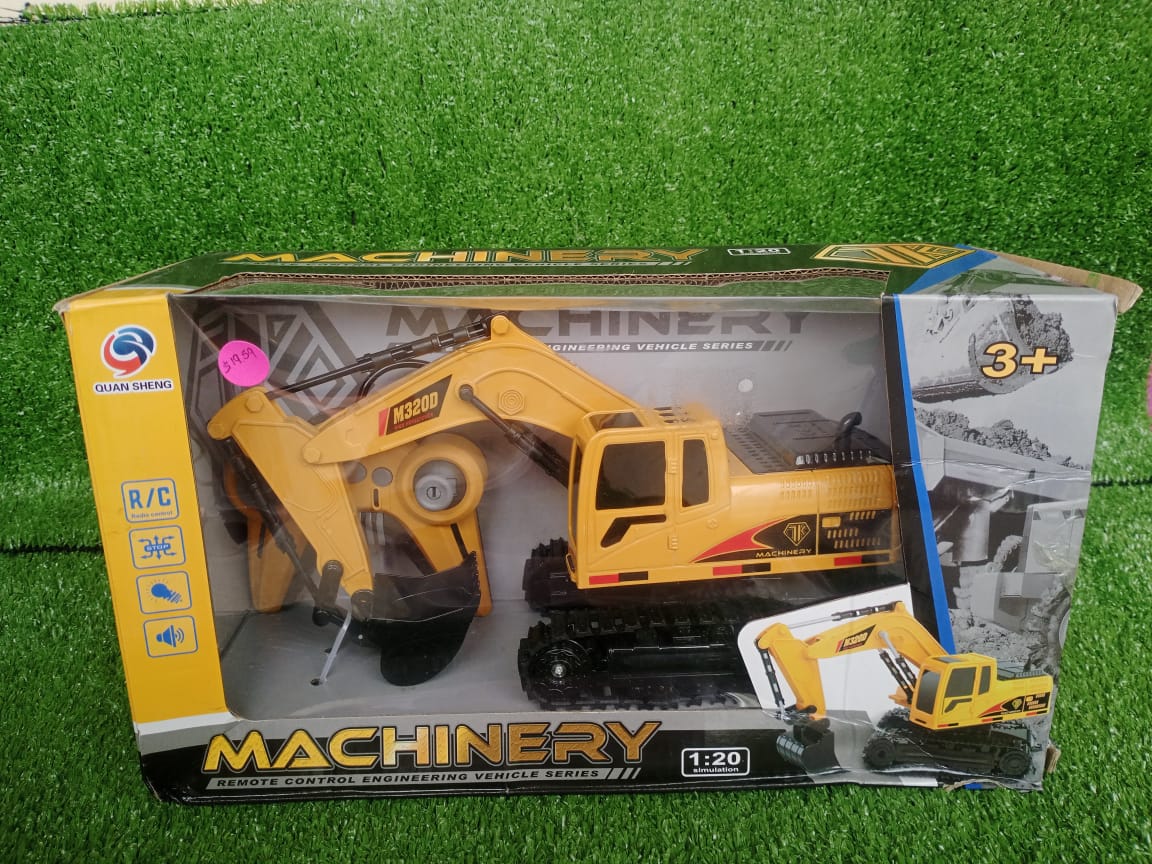 Carro a control excavadora